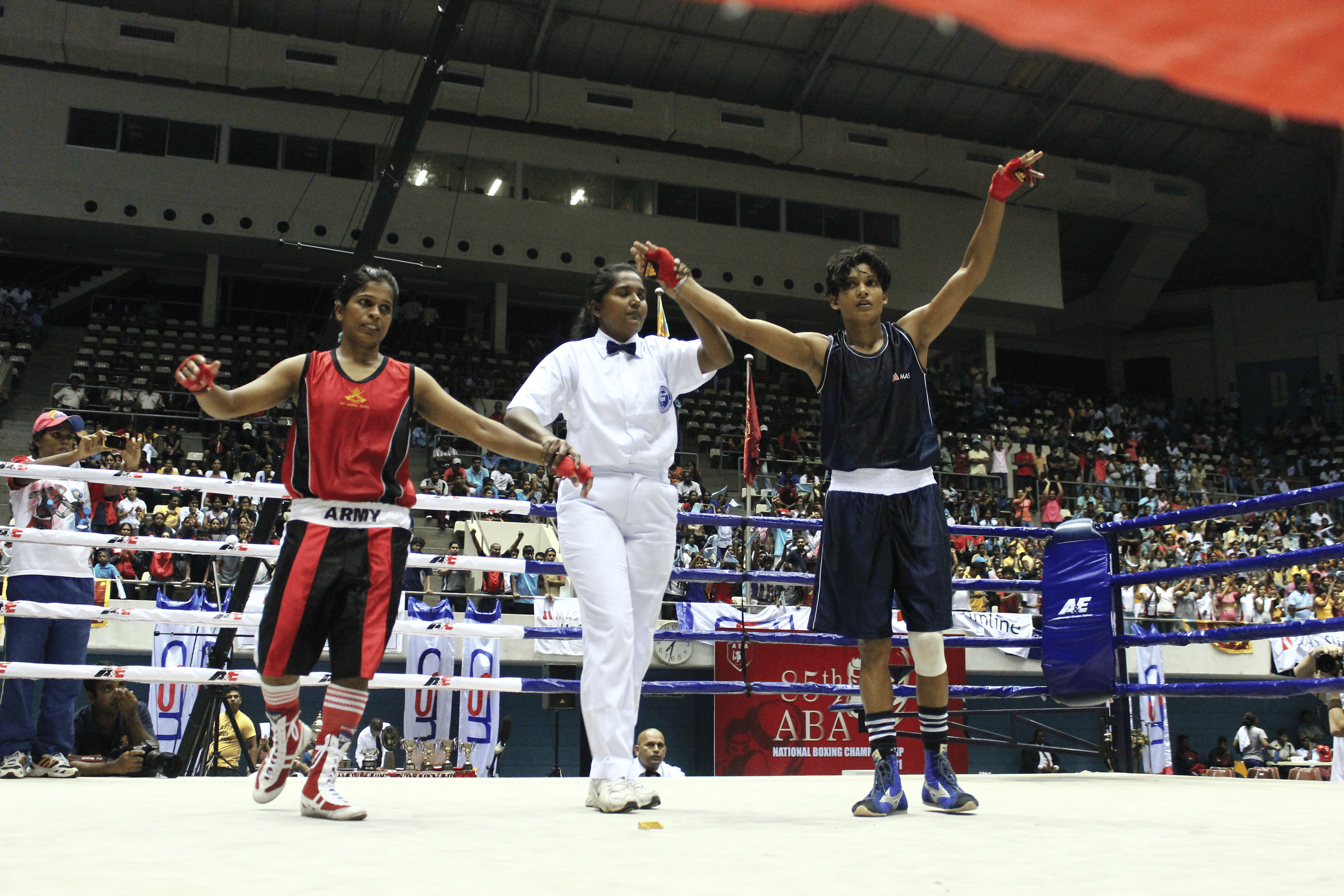Championship moment