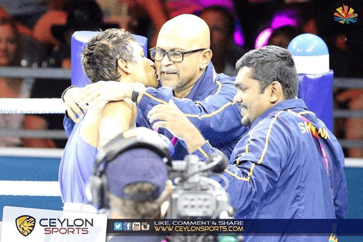 Championship moment